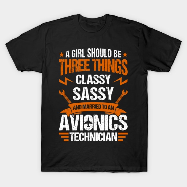 Aircraft Aviation Technician Avionics Technician T-Shirt by IngeniousMerch